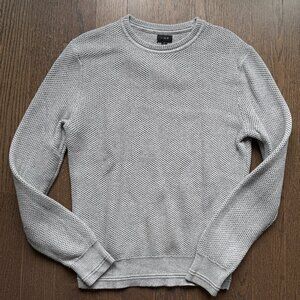 J.Crew Men's Waffle-Weave Crewneck Sweater - Medium